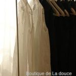 リネン　ノースリーブワンピース