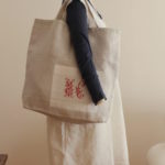 アンティークリネンのサック　フランス直輸入