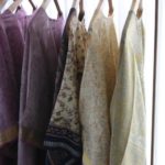 アンティークコットン　ボヘミアンチュニック