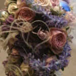 カラーブーケ　キャスケードスタイル　¥40,000~