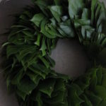 緑の葉のリース 直径約33㎝ 新築祝い ¥10,000~